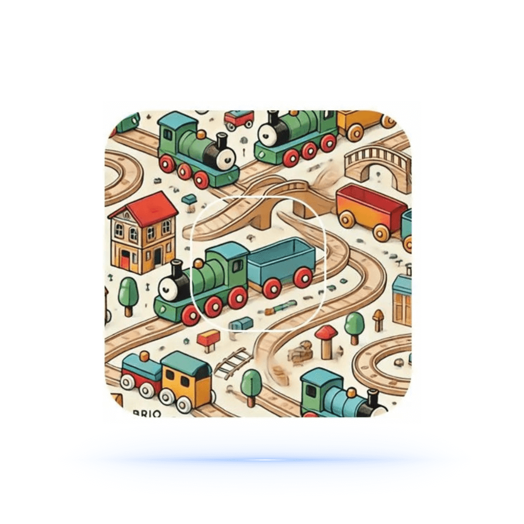 Brio Tåg CGM Patches för Medtronic Simplera sync inkl. Sensor Sticker.