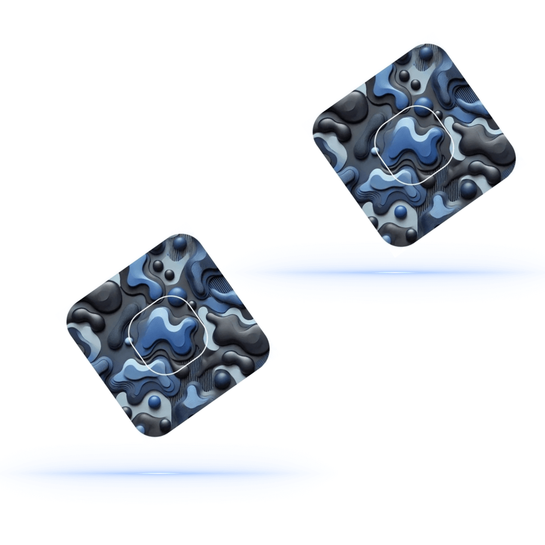 Simplera Sync overpatches Camouflage Army Blue inkl. Sensor Sticker.