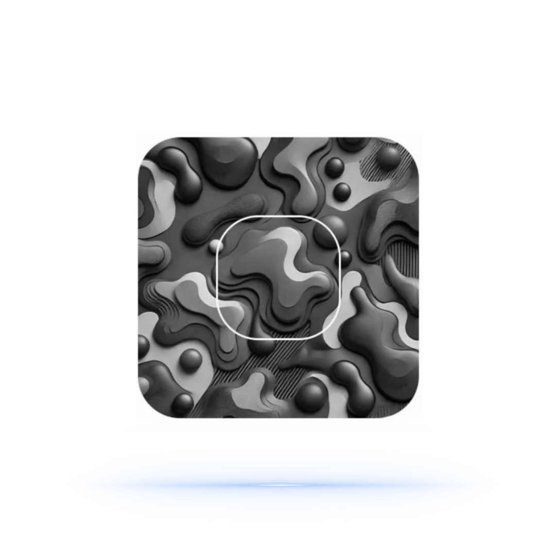 Camouflage Army grey overpatches Simplera sync inkl. Sensor Sticker.