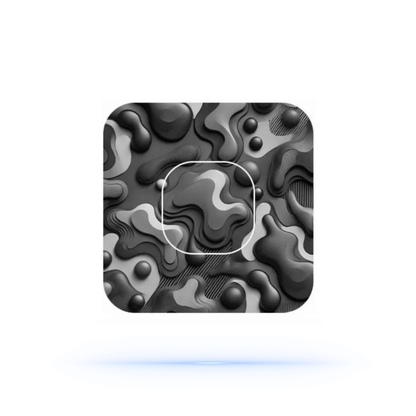 Camouflage Army grey overpatches Simplera sync inkl. Sensor Sticker.