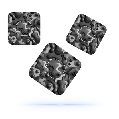 Camouflage Army grey overpatches Simplera sync inkl. Sensor Sticker.