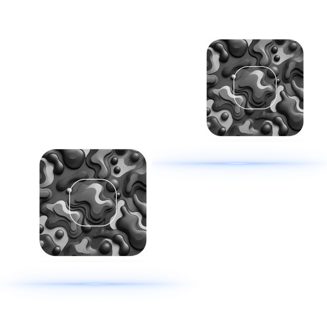 Camouflage Army grey overpatches Simplera sync inkl. Sensor Sticker.