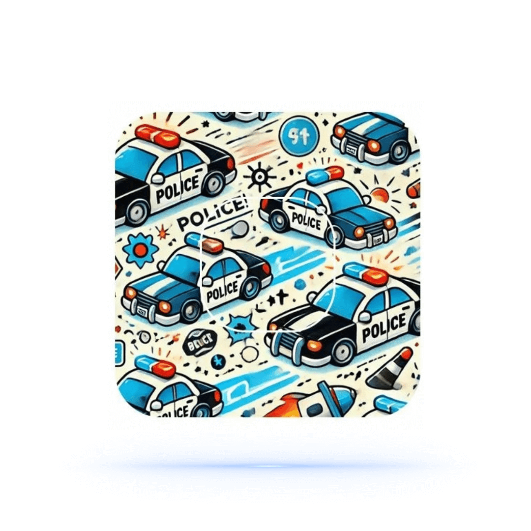 Polisbilar CGM Sensor Patches för Simplera sync inkl. Sensor Sticker.