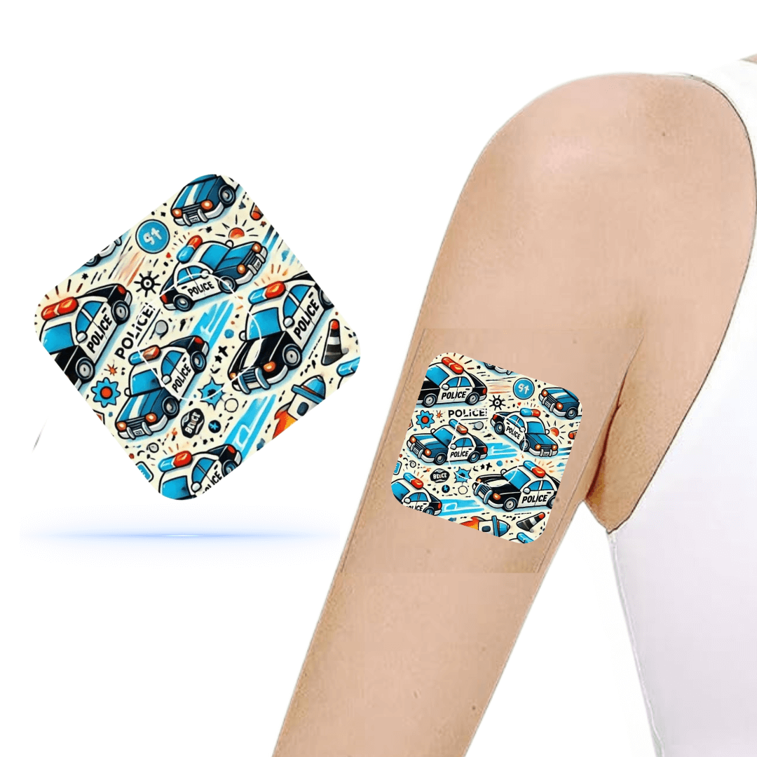 Polisbilar CGM Sensor Patches för Simplera sync inkl. Sensor Sticker.