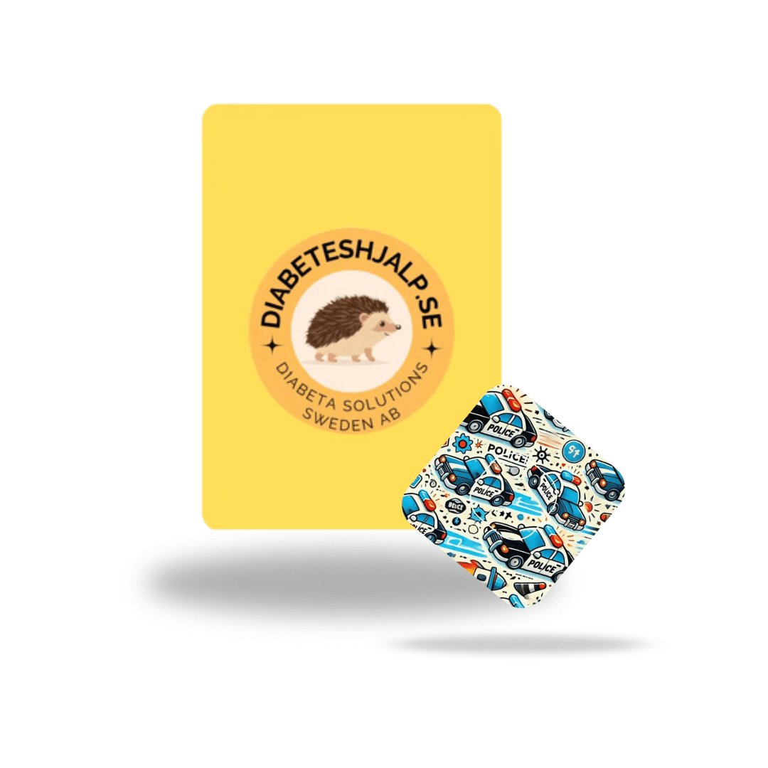 Polisbilar CGM Sensor Patches för Simplera sync inkl. Sensor Sticker.