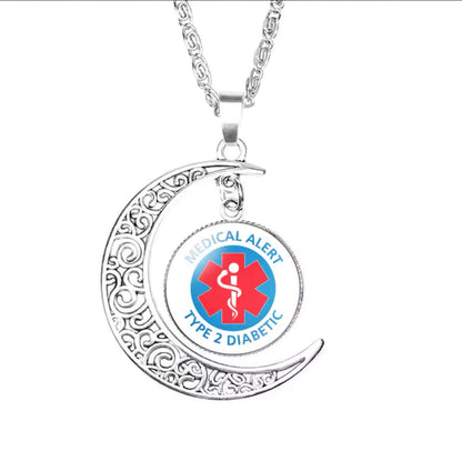 Styrka Diabetes Alert Halsband – Som Symboliserar Styrka Och Mod.