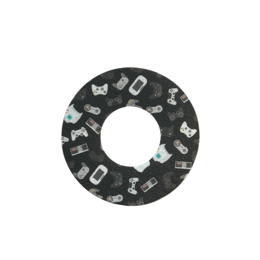 Overpatches för Freestyle Libre med spelkontrollmotiv, MixPack tillgänglig styckvis för personlig stil och säkerhet.