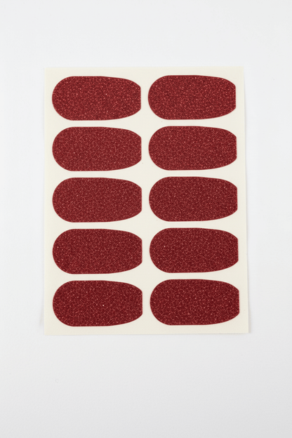 Röda glitterstickers Dexcom G6 för att skydda och styla din CGM-sensor med glittrande design och personlig touch.