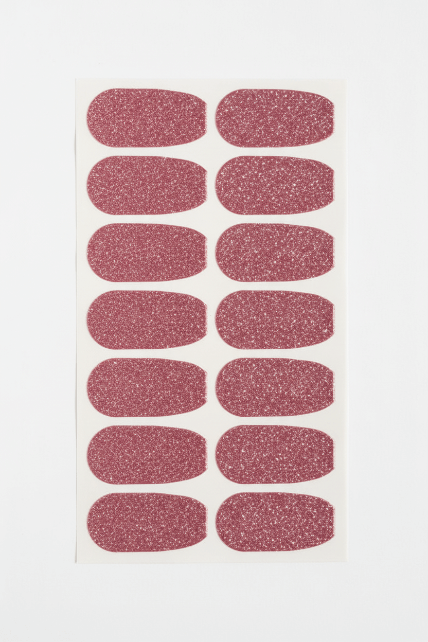 Glitterstickers för Dexcom G6 - Rosa glittriga stickers för CGM-sensor